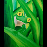 Der Frosch, 2005, 
50 x 60 cm, Öl, 
CHF 8'900.--