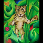 Tiger, 2005, 
50 x 60 cm, Öl, 
CHF 1'990.--