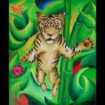 Tiger, 2005,
50 x 60 cm, Öl,
CHF 1'990.--