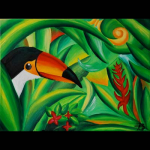 Kleiner Tukan, 2007,
61 x 46 cm, Öl,
CHF 1'890.--