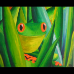 Frosch, 2007, 
73 x 60 cm, Acryl, 
CHF 790.--