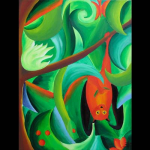 Hanging dog, 2007,
46 x 61 cm, Acryl,
CHF 420.--