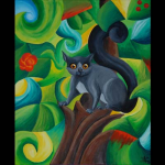 Meerkatze, 2007,
54 x 65 cm, Acryl,
CHF 440.--