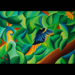 Papagei, 2008,
92 x 65 cm, Acryl,
CHF 890.--