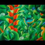 Kolibri Fly Inn, 2008,
100 x 80 cm, Acryl,
CHF 1'290.--