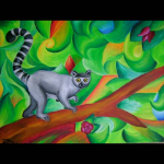 Der Katta, 1999,
60 x 50 cm, Öl,
CHF 3'990.--
