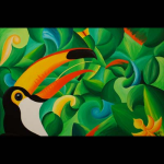 Lachender Tukan, 2008,
120 x 80 cm, Acryl,
CHF 1'890.--