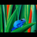 Frog Blues, 2008, 
40 x 30 cm, Acryl, 
CHF 320.--