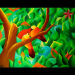 Turteltauben, 2009,
100 x 80 cm, Acryl,
CHF 990.--