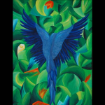 Blauer Papagei, 2009, 
verkauft