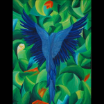 Blauer Papagei, 2009,
verkauft