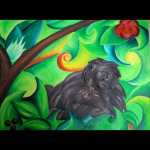 Gorilla, 2005,
80 x 60 cm, Öl,
CHF 2'490.--